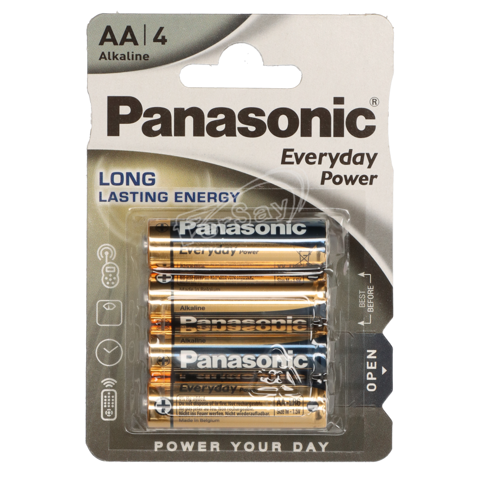 Blister 4 pilas Panasonic LR06 - P4LR06 - PANASONIC