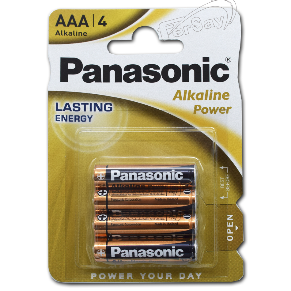 Pila alcalina Panasonic LR03 4 unidades AAA - PANASONICLR03 - PANASONIC