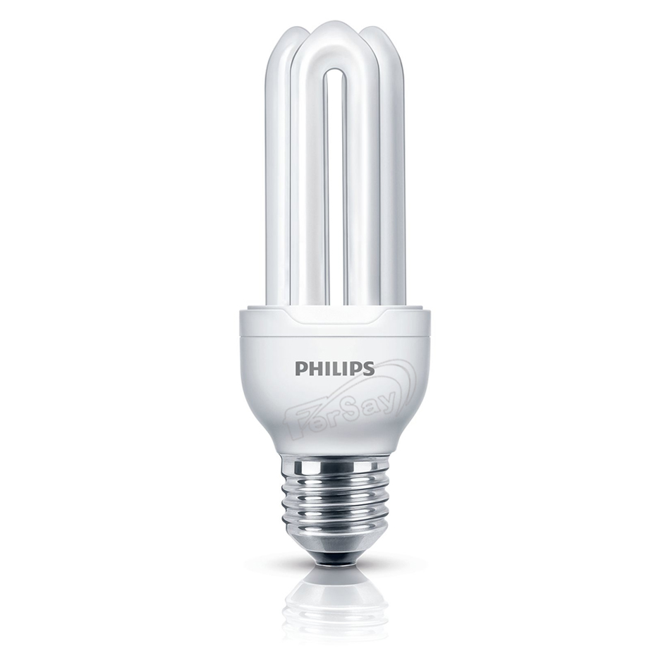 Bombilla tubo bajo consumo Philips 18W E27 luzfria - PHCFLGENIE18WE27FR - PHILIPS