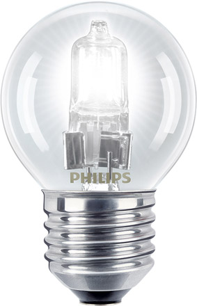 Bombilla halogena esferica clara Philips 28W E27 - PHHALOESFE28WE27 - PHILIPS