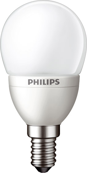 Bombilla led esférica Philips 4W E14 cálida. - PHLEDESFER25WE14M - PHILIPS