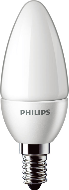Bombilla led vela Philips 4W E14 cálida. - PHLEDVELA25WE14M - PHILIPS