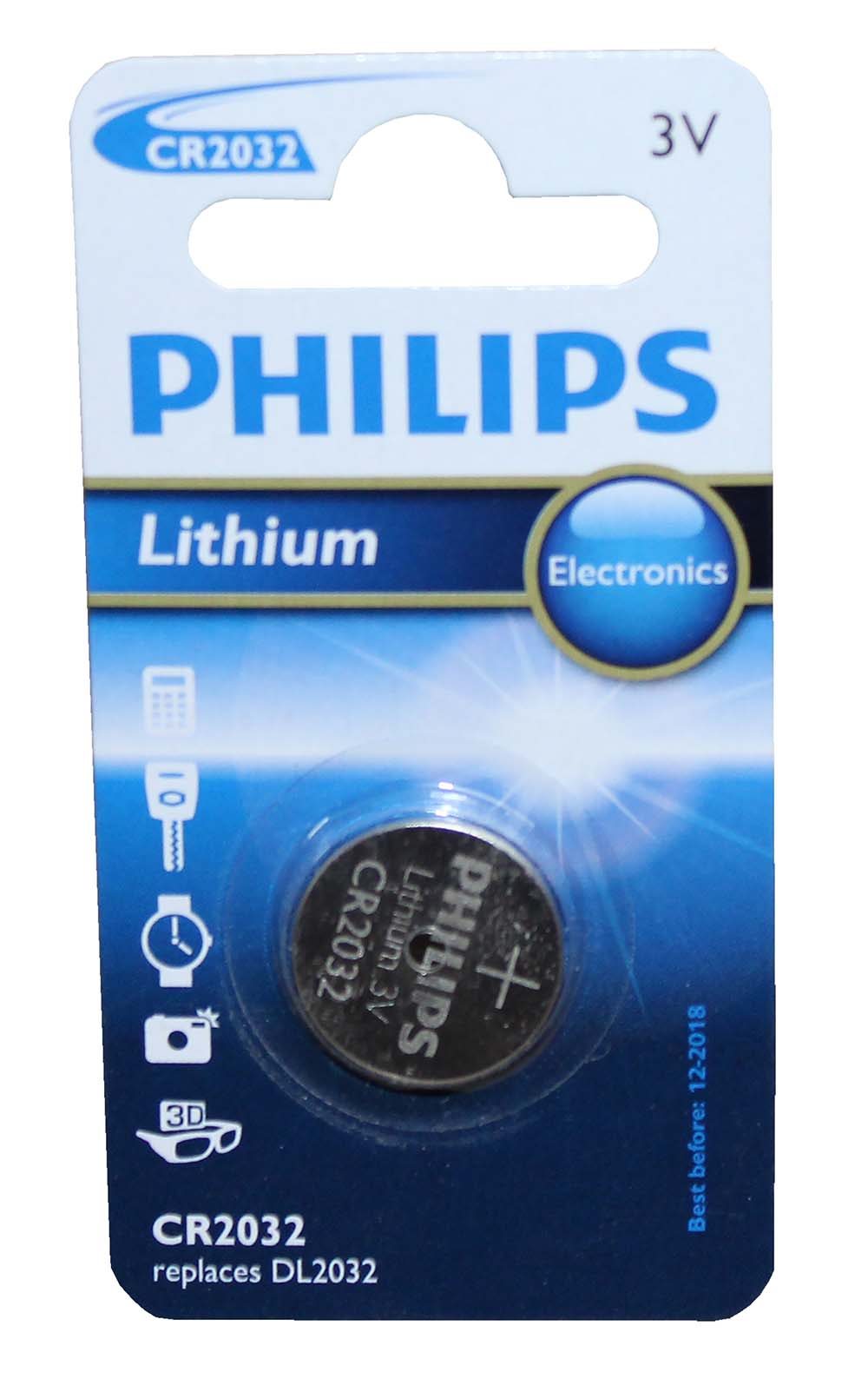 Pila litio Philips formato CR2032. - PHILIPSCR2032 - PHILIPS