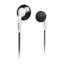 Auricular intra-auditivo Philips blanco y negro - SHE2670BW10 - PHILIPS