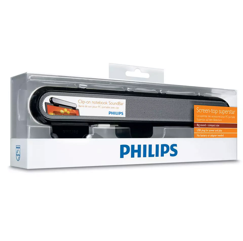 Barra de sonido para portatiles Philips - SPA5210B10 - PHILIPS