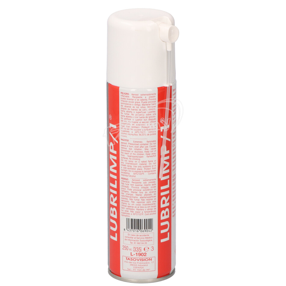 Spray limpia contactos ligera lubricacion 335ml - TSLUBRILIMP1 - TASOVISION