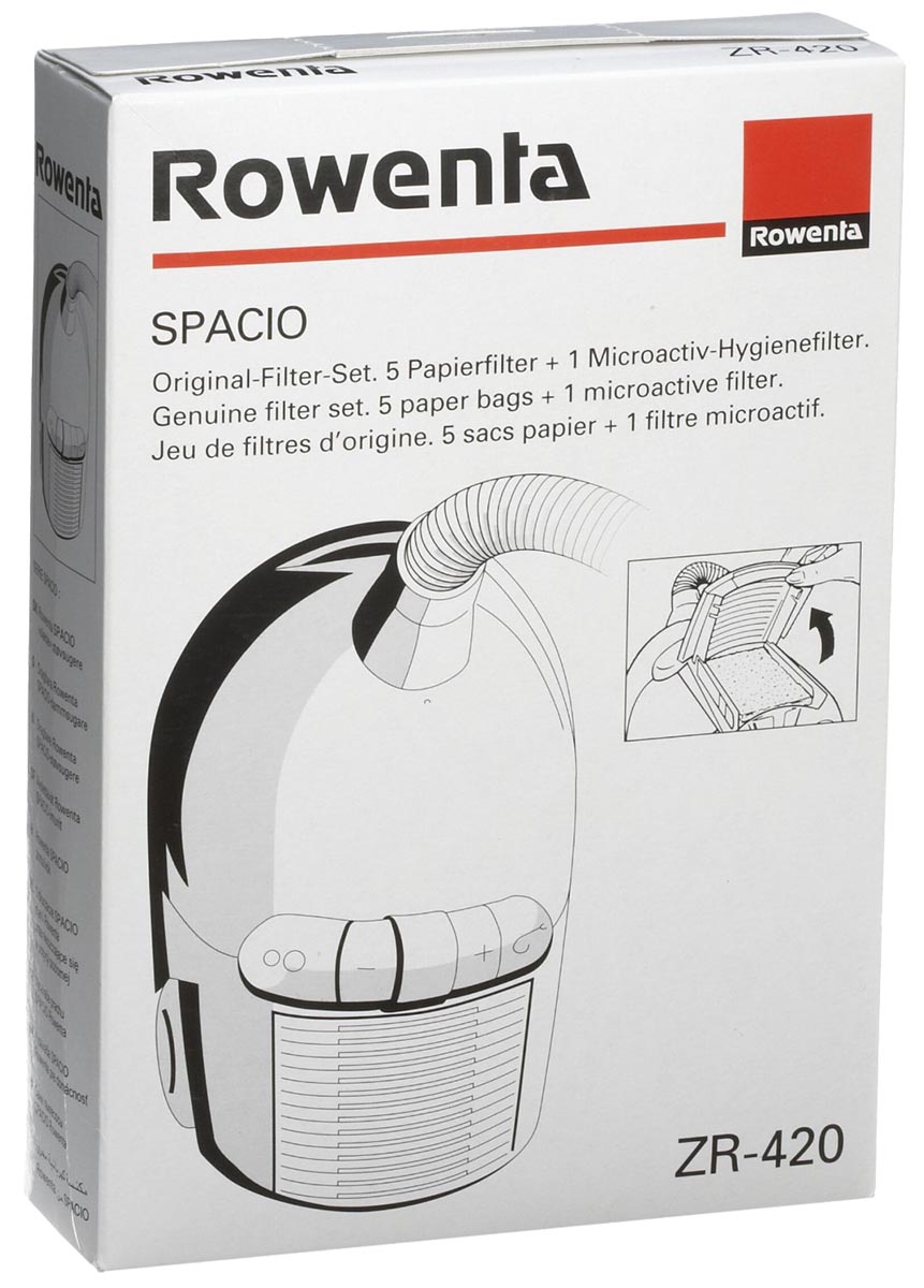 Bolsa 5 unidades y filtro aspirador Rowenta ZR420 - ZR420 - ROWENTA