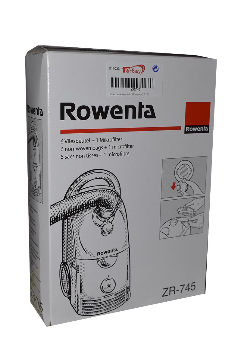 Bolsa para aspirador Rowenta RS055. - ZR745 - ROWENTA
