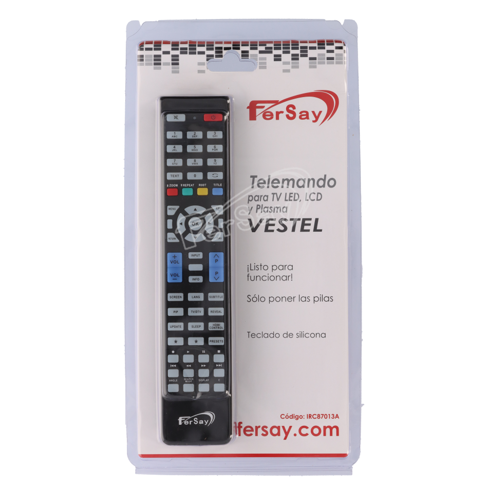 Mando a distancia TV adaptable VESTEL - Mandos a Distancia Originales -  FERSAY